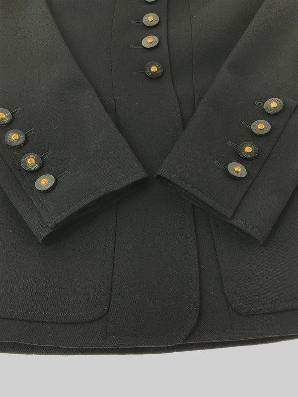 【中古品】【レディース】 97P VINTAGE TAILORED JACKET 97年 スプリング ヴィンテージ テーラードジャケット ココマーク ライトアウター 183-260625-YY-02-tagh サイズ：38 カラー：ブラック 万代Net店
