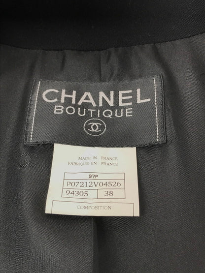 【中古品】【レディース】 97P VINTAGE TAILORED JACKET 97年 スプリング ヴィンテージ テーラードジャケット ココマーク ライトアウター 183-260625-YY-02-tagh サイズ：38 カラー：ブラック 万代Net店