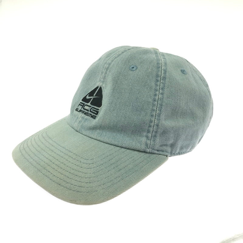 【中古品】【メンズ】 SUPREME シュプリーム × NIKE ACG ナイキ エーシージー 22AW DENIM 6-PANEL CAP DQ7832-469 デニム 6パネル キャップ 帽子 185-260716-rt-10-tagh サイズ：ONE SIZE カラー：ブルー 万代Net店