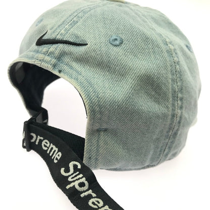 【中古品】【メンズ】 SUPREME シュプリーム × NIKE ACG ナイキ エーシージー 22AW DENIM 6-PANEL CAP DQ7832-469 デニム 6パネル キャップ 帽子 185-260716-rt-10-tagh サイズ：ONE SIZE カラー：ブルー 万代Net店