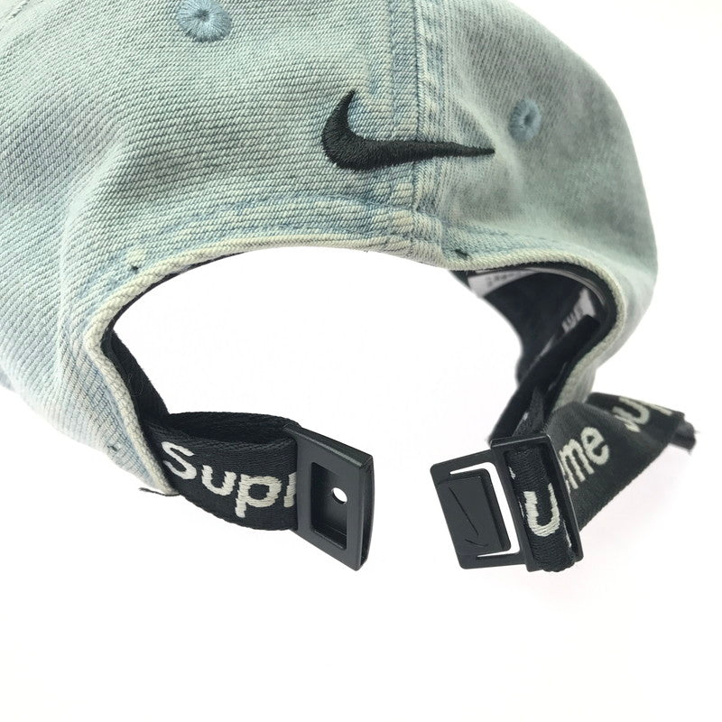 【中古品】【メンズ】 SUPREME シュプリーム × NIKE ACG ナイキ エーシージー 22AW DENIM 6-PANEL CAP DQ7832-469 デニム 6パネル キャップ 帽子 185-260716-rt-10-tagh サイズ：ONE SIZE カラー：ブルー 万代Net店