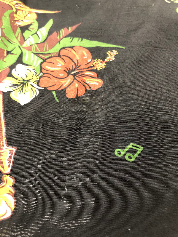 【中古品】【メンズ】 HYSTERIC GLAMOUR ヒステリックグラマー ISLAND DREAMS ALOHA SHIRT 02231AH07 アイランド ドリームス アロハシャツ トップス 140-260628-rt-14-tagh カラー：ブラック 万代Net店