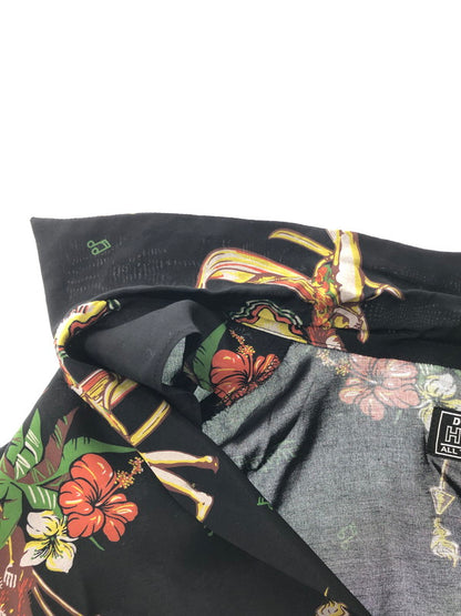 【中古品】【メンズ】 HYSTERIC GLAMOUR ヒステリックグラマー ISLAND DREAMS ALOHA SHIRT 02231AH07 アイランド ドリームス アロハシャツ トップス 140-260628-rt-14-tagh カラー：ブラック 万代Net店