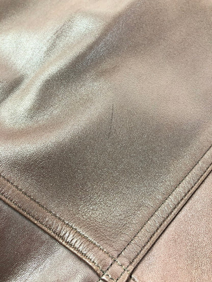 【現状渡し品】【メンズ】 INTERMEZZO インターメッツォ LEATHER COAT レザー コート アウター 146-260909-na-14-tagh サイズ：M カラー：ブラウン 万代Net店