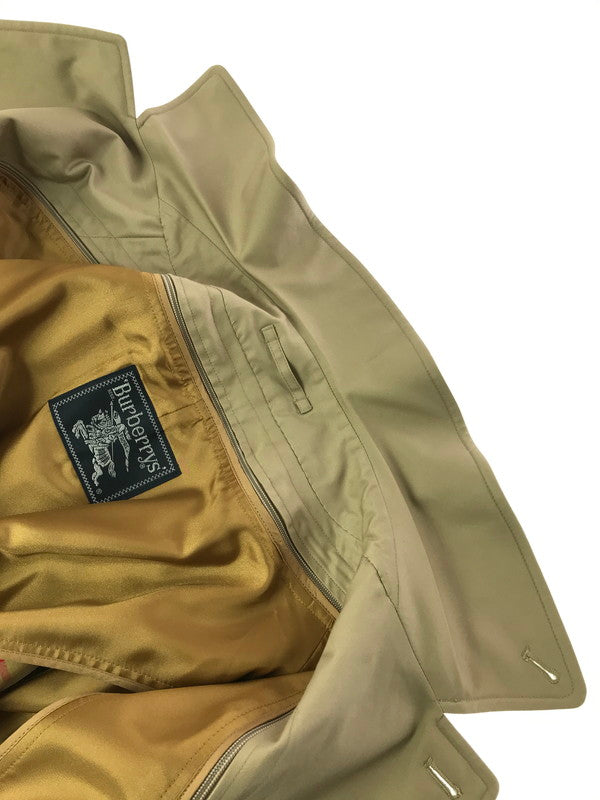 【中古品】【メンズ】 BURBERRYS バーバリーズ CHECK LINED BALMACAAN COAT チェックライナー付き バルマカーンコート ステンカラーコート アウター 141-260703-YY-16-tagh サイズ：165 カラー：ベージュ 万代Net店