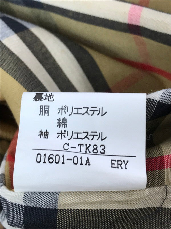 【中古品】【メンズ】 BURBERRYS バーバリーズ CHECK LINED BALMACAAN COAT チェックライナー付き バルマカーンコート ステンカラーコート アウター 141-260703-YY-16-tagh サイズ：165 カラー：ベージュ 万代Net店