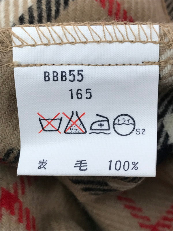 【中古品】【メンズ】 BURBERRYS バーバリーズ CHECK LINED BALMACAAN COAT チェックライナー付き バルマカーンコート ステンカラーコート アウター 141-260703-YY-16-tagh サイズ：165 カラー：ベージュ 万代Net店