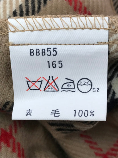 【中古品】【メンズ】 BURBERRYS バーバリーズ CHECK LINED BALMACAAN COAT チェックライナー付き バルマカーンコート ステンカラーコート アウター 141-260703-YY-16-tagh サイズ：165 カラー：ベージュ 万代Net店