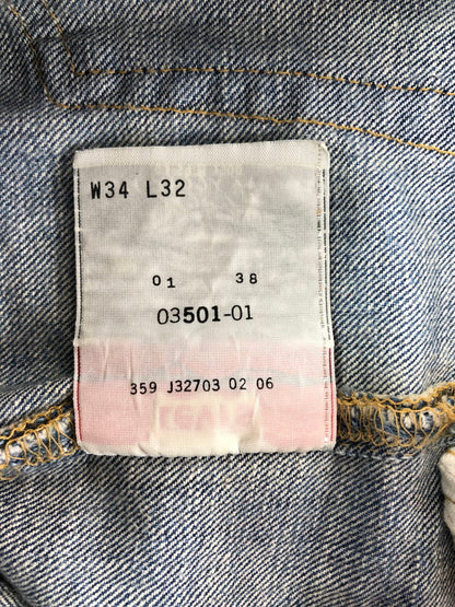 【現状渡し品】【メンズ】 LEVI'S リーバイス 00's 501 DENIM PANTS 03501-01 2000年代 501 デニム パンツ フィリピン製 ジーンズ 157-260702-rt-07-tag サイズ：W34 カラー：インディゴ 万代Net店