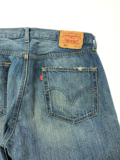 【現状渡し品】【メンズ】 LEVI'S リーバイス 00's 501 DENIM PANTS 03501-01 2000年代 501 デニム パンツ フィリピン製 ジーンズ 157-260702-rt-07-tag サイズ：W34 カラー：インディゴ 万代Net店