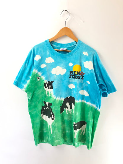 【中古品】【メンズ】 BEN&JERRY’S ベン＆ジェリーズ 90's LIQUID BLUE COMPANY TEE リキッド ブルー カンパニーTシャツ トップス 146-260628-rt-16-tagh カラー：マルチカラー 万代Net店