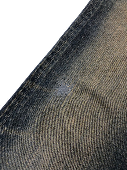 【現状渡し品】【メンズ】 HYSTERIC GLAMOUR ヒステリック グラマー 24SS STUDS DENIM PANTS 02241AP16 RCR加工 スタッズ デニム パンツ ジーンズ ボトムス 151-260627-rt-23-tagh サイズ：32 カラー：ブルー 万代Net店