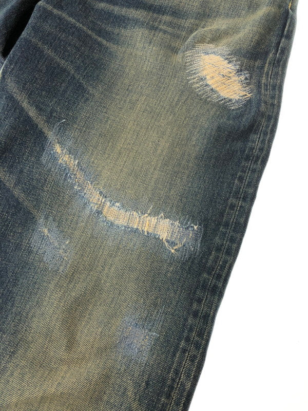 【現状渡し品】【メンズ】 HYSTERIC GLAMOUR ヒステリック グラマー 24SS STUDS DENIM PANTS 02241AP16 RCR加工 スタッズ デニム パンツ ジーンズ ボトムス 151-260627-rt-23-tagh サイズ：32 カラー：ブルー 万代Net店