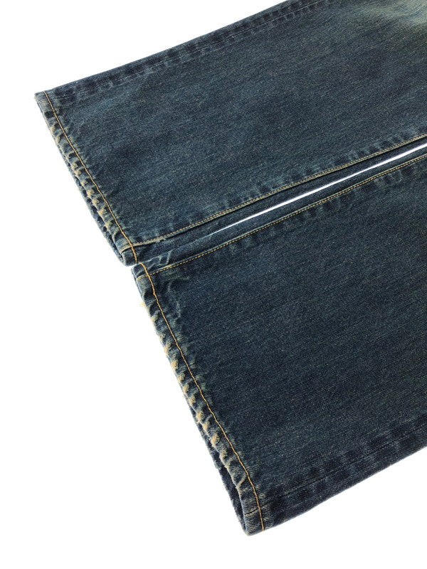 【現状渡し品】【メンズ】 HYSTERIC GLAMOUR ヒステリック グラマー 24SS STUDS DENIM PANTS 02241AP16 RCR加工 スタッズ デニム パンツ ジーンズ ボトムス 151-260627-rt-23-tagh サイズ：32 カラー：ブルー 万代Net店