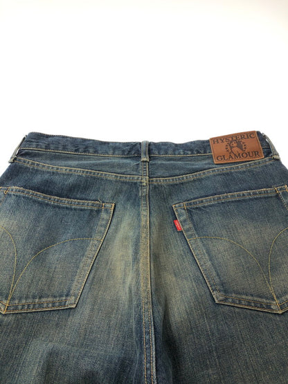【現状渡し品】【メンズ】 HYSTERIC GLAMOUR ヒステリック グラマー 24SS STUDS DENIM PANTS 02241AP16 RCR加工 スタッズ デニム パンツ ジーンズ ボトムス 151-260627-rt-23-tagh サイズ：32 カラー：ブルー 万代Net店