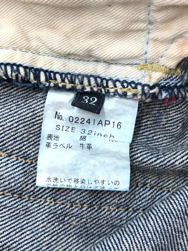 【現状渡し品】【メンズ】 HYSTERIC GLAMOUR ヒステリック グラマー 24SS STUDS DENIM PANTS 02241AP16 RCR加工 スタッズ デニム パンツ ジーンズ ボトムス 151-260627-rt-23-tagh サイズ：32 カラー：ブルー 万代Net店