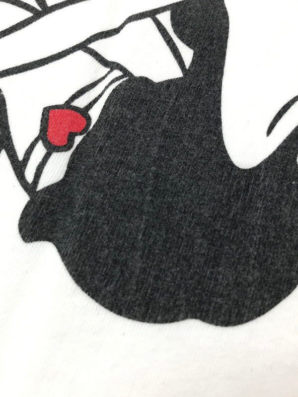【中古品】【メンズ】 SAINT MICHAEL セントマイケル × BETTY BOOP ベティブープ コラボ S/S TEE SM-HR1-0000-C40 ショートスリーブ Tシャツ 半袖 トップス 142-260625-YY-04-tagh サイズ：L カラー：ホワイト 万代Net店