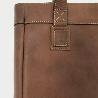【中古品】【メンズ】 SAAD サード LEATHER TOTE BAG レザー トート バッグ 鞄 カバン 188-260707-ty-07-tagh カラー：ブラウン 万代Net店