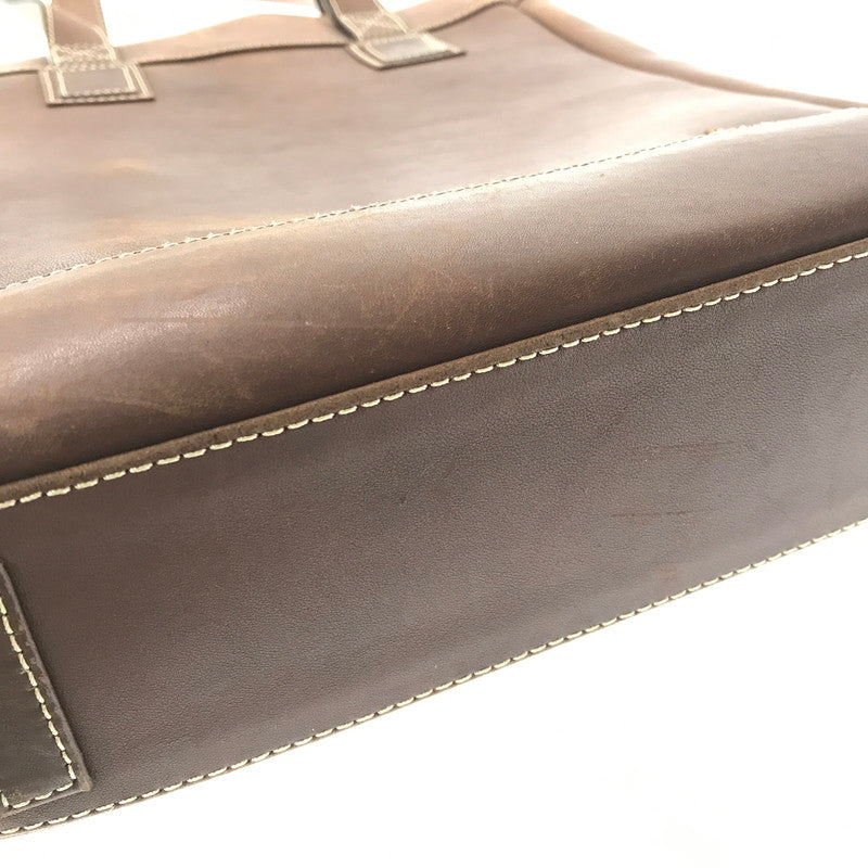 【中古品】【メンズ】 SAAD サード LEATHER TOTE BAG レザー トート バッグ 鞄 カバン 188-260707-ty-07-tagh カラー：ブラウン 万代Net店