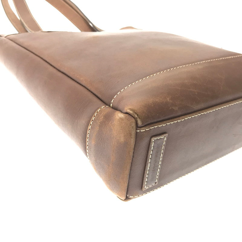 【中古品】【メンズ】 SAAD サード LEATHER TOTE BAG レザー トート バッグ 鞄 カバン 188-260707-ty-07-tagh カラー：ブラウン 万代Net店