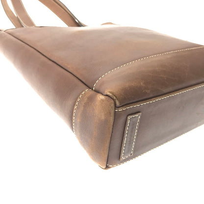 【中古品】【メンズ】 SAAD サード LEATHER TOTE BAG レザー トート バッグ 鞄 カバン 188-260707-ty-07-tagh カラー：ブラウン 万代Net店