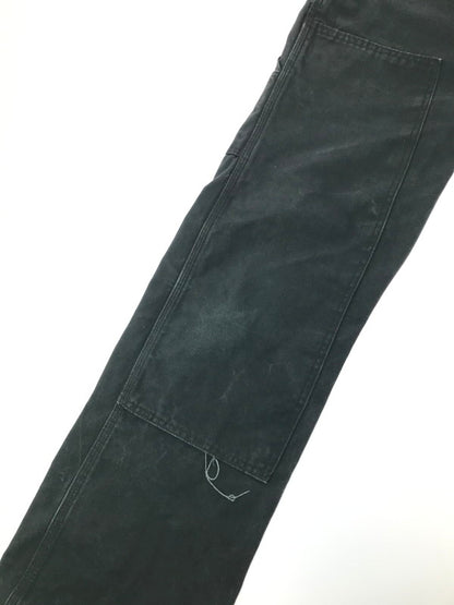 【中古品】【メンズ】 ROUND HOUSE ラウンドハウス DUCK DOUBLE KNEE OVERALLS ダック ダブルニー オーバーオール 157-260703-YY-19-tagh サイズ：30×32 カラー：ブラック 万代Net店