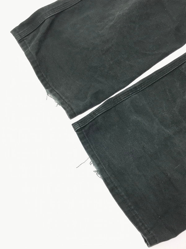 【中古品】【メンズ】 ROUND HOUSE ラウンドハウス DUCK DOUBLE KNEE OVERALLS ダック ダブルニー オーバーオール 157-260703-YY-19-tagh サイズ：30×32 カラー：ブラック 万代Net店