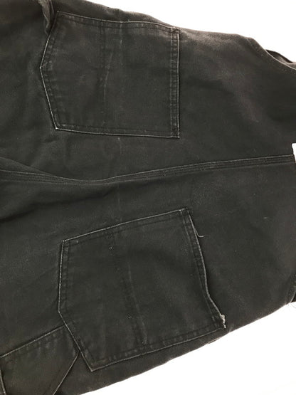 【中古品】【メンズ】 ROUND HOUSE ラウンドハウス DUCK DOUBLE KNEE OVERALLS ダック ダブルニー オーバーオール 157-260703-YY-19-tagh サイズ：30×32 カラー：ブラック 万代Net店