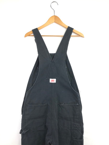 【中古品】【メンズ】 ROUND HOUSE ラウンドハウス DUCK DOUBLE KNEE OVERALLS ダック ダブルニー オーバーオール 157-260703-YY-19-tagh サイズ：30×32 カラー：ブラック 万代Net店