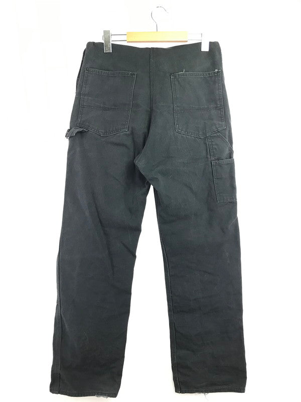 【中古品】【メンズ】 ROUND HOUSE ラウンドハウス DUCK DOUBLE KNEE OVERALLS ダック ダブルニー オーバーオール 157-260703-YY-19-tagh サイズ：30×32 カラー：ブラック 万代Net店