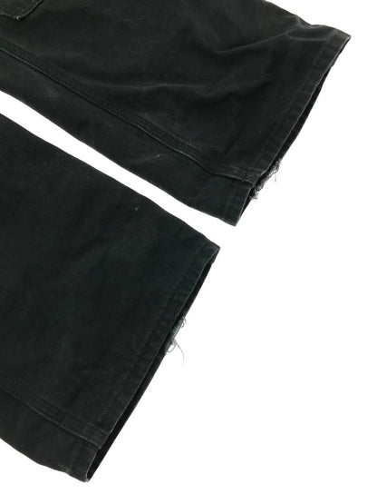 【中古品】【メンズ】 ROUND HOUSE ラウンドハウス DUCK DOUBLE KNEE OVERALLS ダック ダブルニー オーバーオール 157-260703-YY-19-tagh サイズ：30×32 カラー：ブラック 万代Net店