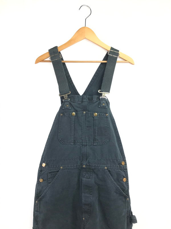【中古品】【メンズ】 CARHARTT カーハート DUCK DOUBLE KNEE OVERALLS ダック ダブルニー オーバーオール 157-260703-YY-20-tagh サイズ：不明 カラー：ブラック 万代Net店