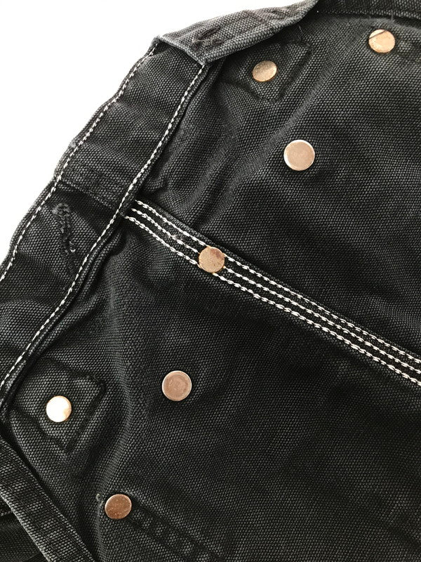 【中古品】【メンズ】 CARHARTT カーハート DUCK DOUBLE KNEE OVERALLS ダック ダブルニー オーバーオール 157-260703-YY-20-tagh サイズ：不明 カラー：ブラック 万代Net店
