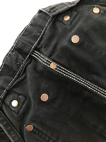 【中古品】【メンズ】 CARHARTT カーハート DUCK DOUBLE KNEE OVERALLS ダック ダブルニー オーバーオール 157-260703-YY-20-tagh サイズ：不明 カラー：ブラック 万代Net店