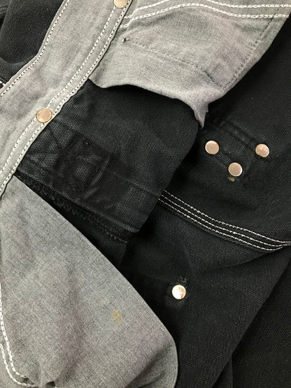 【中古品】【メンズ】 CARHARTT カーハート DUCK DOUBLE KNEE OVERALLS ダック ダブルニー オーバーオール 157-260703-YY-20-tagh サイズ：不明 カラー：ブラック 万代Net店