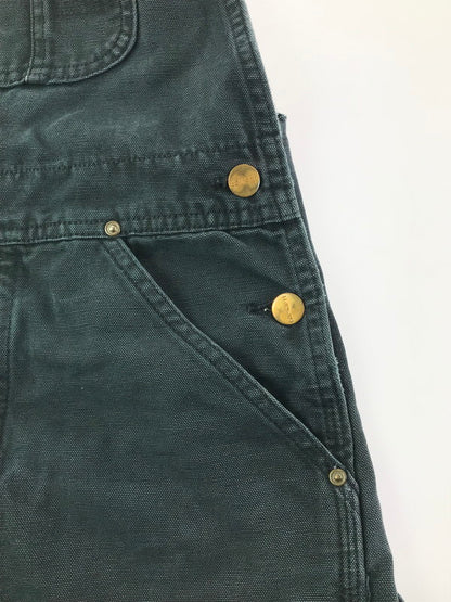 【中古品】【メンズ】 CARHARTT カーハート DUCK DOUBLE KNEE OVERALLS ダック ダブルニー オーバーオール 157-260703-YY-20-tagh サイズ：不明 カラー：ブラック 万代Net店