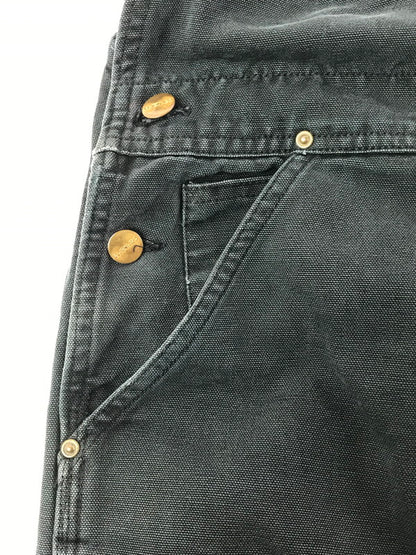 【中古品】【メンズ】 CARHARTT カーハート DUCK DOUBLE KNEE OVERALLS ダック ダブルニー オーバーオール 157-260703-YY-20-tagh サイズ：不明 カラー：ブラック 万代Net店