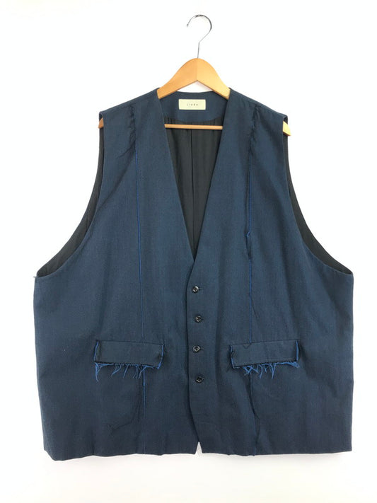 【中古品】【メンズ】 JieDa ジエダ GABARDINE OVER VEST JIE-20W-SH06-A ギャバジンオーバーベスト トップス 140-260703-YY-12-tagh サイズ：F カラー：ネイビー 万代Net店