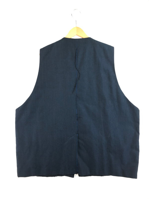 【中古品】【メンズ】 JieDa ジエダ GABARDINE OVER VEST JIE-20W-SH06-A ギャバジンオーバーベスト トップス 140-260703-YY-12-tagh サイズ：F カラー：ネイビー 万代Net店