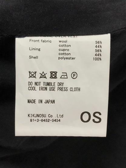 【中古品】【メンズ】 JieDa ジエダ GABARDINE OVER VEST JIE-20W-SH06-A ギャバジンオーバーベスト トップス 140-260703-YY-12-tagh サイズ：F カラー：ネイビー 万代Net店