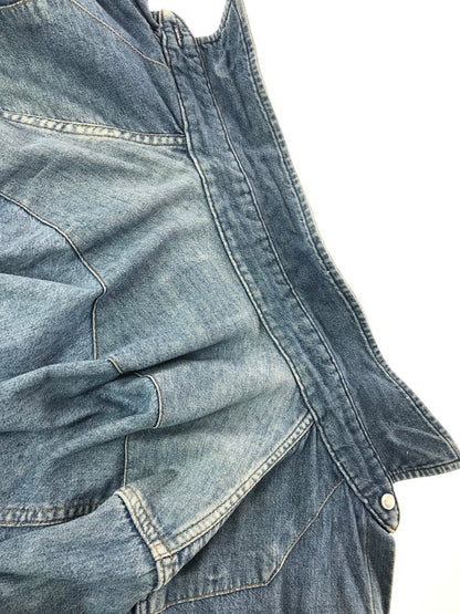 【現状渡し品】【メンズ】 WRANGLER ラングラー 80's DENIM SHIRT 80年代 デニム シャツ ヴィンテージ 146-260820-rt-06-tag サイズ：15.5 カラー：インディゴ 万代Net店
