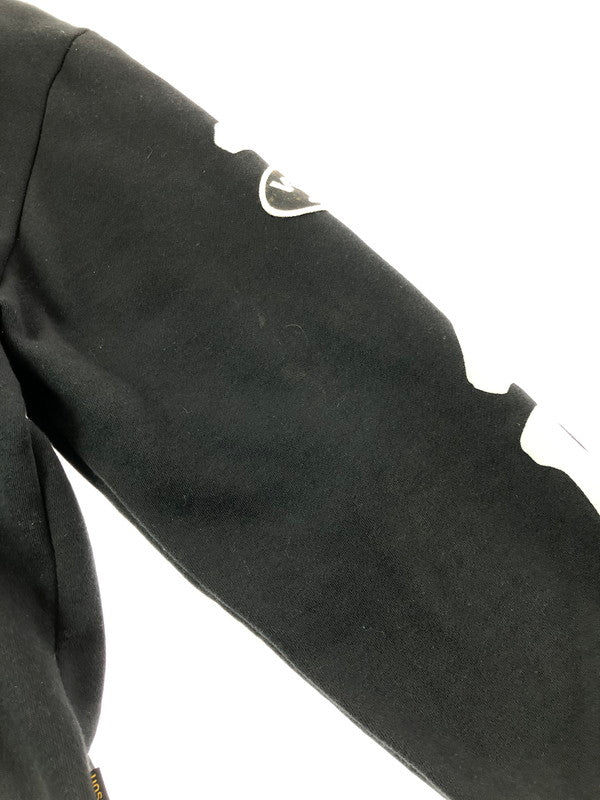 【中古品】【メンズ】 VANSON バンソン SKULL BONE FULL ZIP HOODIE スカル ボーン フルジップ フーディー 145-260702-rt-18-tag サイズ：XXL カラー：ブラック 万代Net店