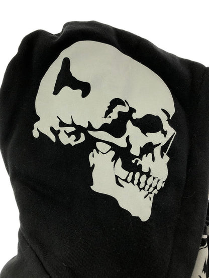 【中古品】【メンズ】 VANSON バンソン SKULL BONE FULL ZIP HOODIE スカル ボーン フルジップ フーディー 145-260702-rt-18-tag サイズ：XXL カラー：ブラック 万代Net店