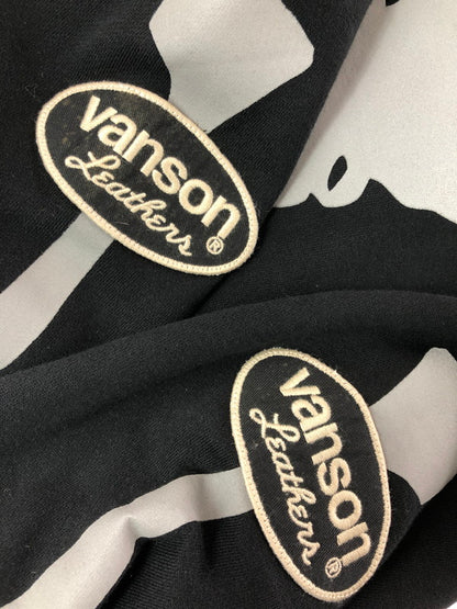 【中古品】【メンズ】 VANSON バンソン SKULL BONE FULL ZIP HOODIE スカル ボーン フルジップ フーディー 145-260702-rt-18-tag サイズ：XXL カラー：ブラック 万代Net店