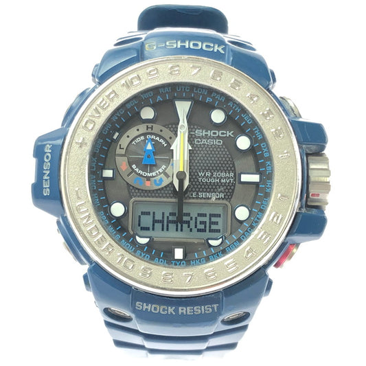【現状渡し品】【メンズ】 G-SHOCK ジーショック MASTER OF G-SEA GWN-1000-2AJF アナログ デジタル タフソーラー 腕時計 196-260629-ty-03-tagh カラー：ブルー 万代Net店