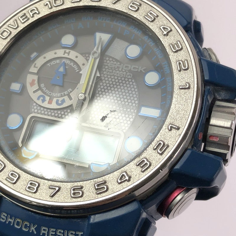 【現状渡し品】【メンズ】 G-SHOCK ジーショック MASTER OF G-SEA GWN-1000-2AJF アナログ デジタル タフソーラー 腕時計 196-260629-ty-03-tagh カラー：ブルー 万代Net店