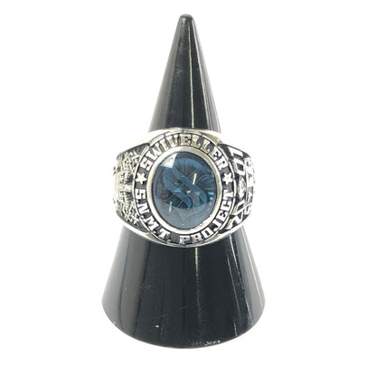 【中古品】【メンズ】 JOSTENS ジャスティンズ LTM 2001 STONE COLLEGE RING LTM刻印 2001年 ストーン カレッジ リング 指輪 アクセサリー 192-260629-ty-09-tagh カラー：シルバー 万代Net店