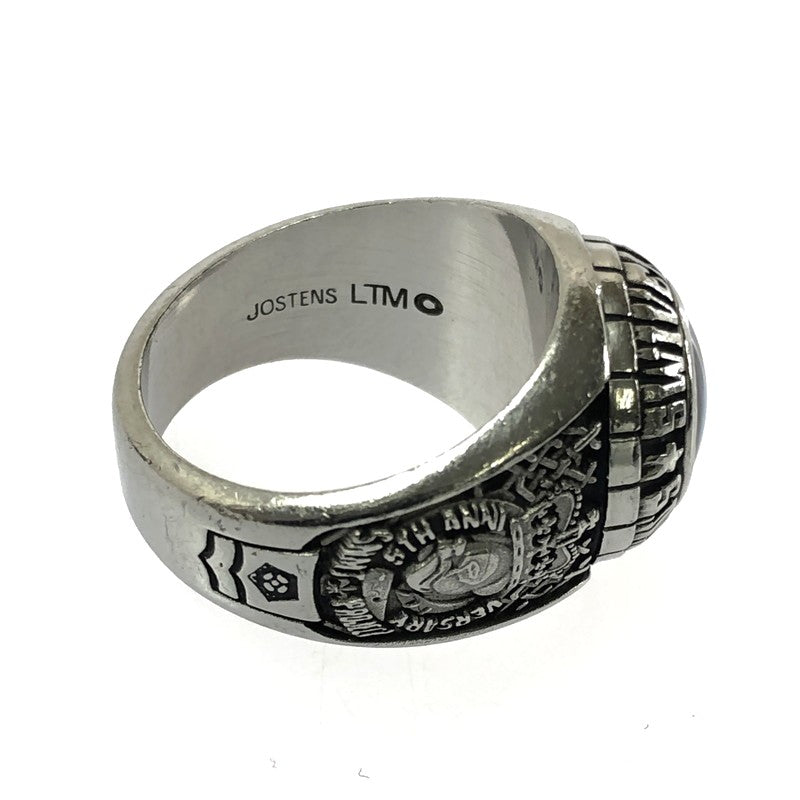 【中古品】【メンズ】 JOSTENS ジャスティンズ LTM 2001 STONE COLLEGE RING LTM刻印 2001年 ストーン カレッジ リング 指輪 アクセサリー 192-260629-ty-09-tagh カラー：シルバー 万代Net店