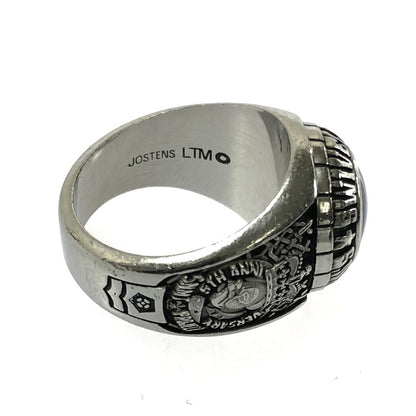 【中古品】【メンズ】 JOSTENS ジャスティンズ LTM 2001 STONE COLLEGE RING LTM刻印 2001年 ストーン カレッジ リング 指輪 アクセサリー 192-260629-ty-09-tagh カラー：シルバー 万代Net店