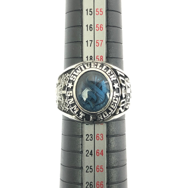 【中古品】【メンズ】 JOSTENS ジャスティンズ LTM 2001 STONE COLLEGE RING LTM刻印 2001年 ストーン カレッジ リング 指輪 アクセサリー 192-260629-ty-09-tagh カラー：シルバー 万代Net店